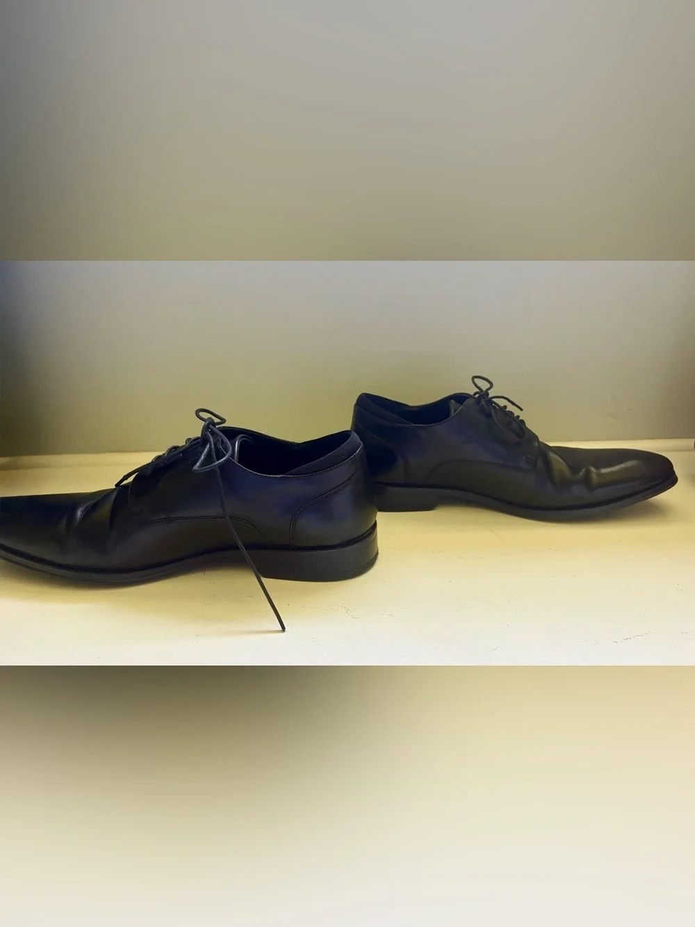 Men's Classic Black Oxford Dress Shoes - Size 9
